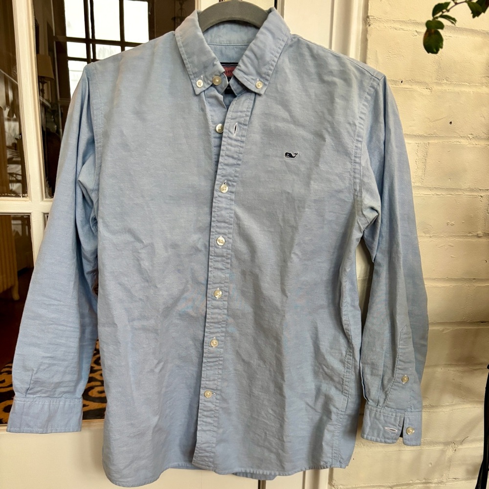Vineyard Vines Blue Button-down Dress Shirt